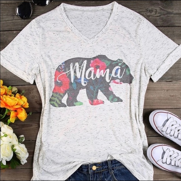 Boutique Tops - Mama Bear T-Shirt
